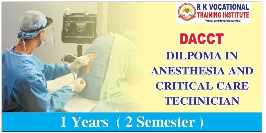 DIPLOMA IN ANESTHESIA AND CRITICAL CARE TECHNICIAN
