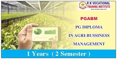 PG DIPLOMA IN AGRI BUSINESS MANAGEMENT